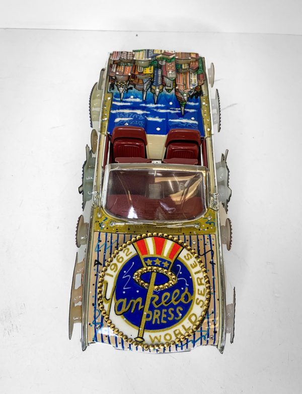 1962 NY Yankees Original 3-D Hand Painted Metal Car Online Hot Sale