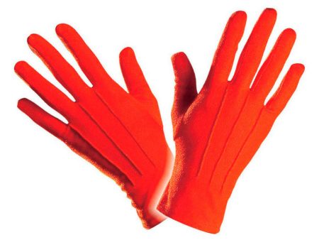 Handschuhe in rot Hot on Sale