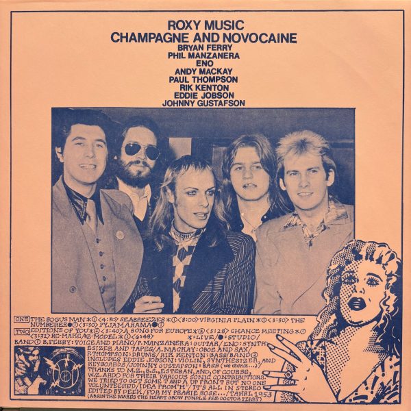 Roxy Music - Champagne & Novocaine (Used LP) Discount