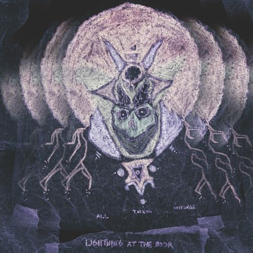 ALL THEM WITCHES - LIGHTNING AT THE DOOR (TRANSLUCENT PINK WITH BLUE SWIRLS (SYNTHWAVE) VINYL) Discount