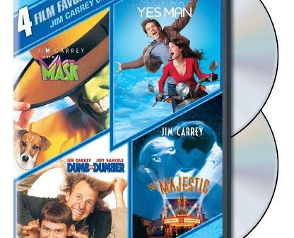 4 FILM FAVORITES: JIM CARREY COLLECTION (THE MASK   YES MAN   DUMB AND DUMBER   THE MAJESTIC) For Sale