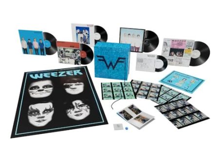 WEEZER - WEEZER (BLUE 30TH) [SUPER DELUXE 4 LP 10  SINGLE 7  SINGLE] For Cheap