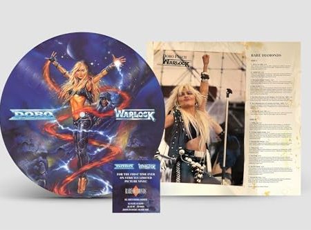 DORO   WARLOCK - RARE DIAMONDS - PICTURE DISC (VINYL) on Sale